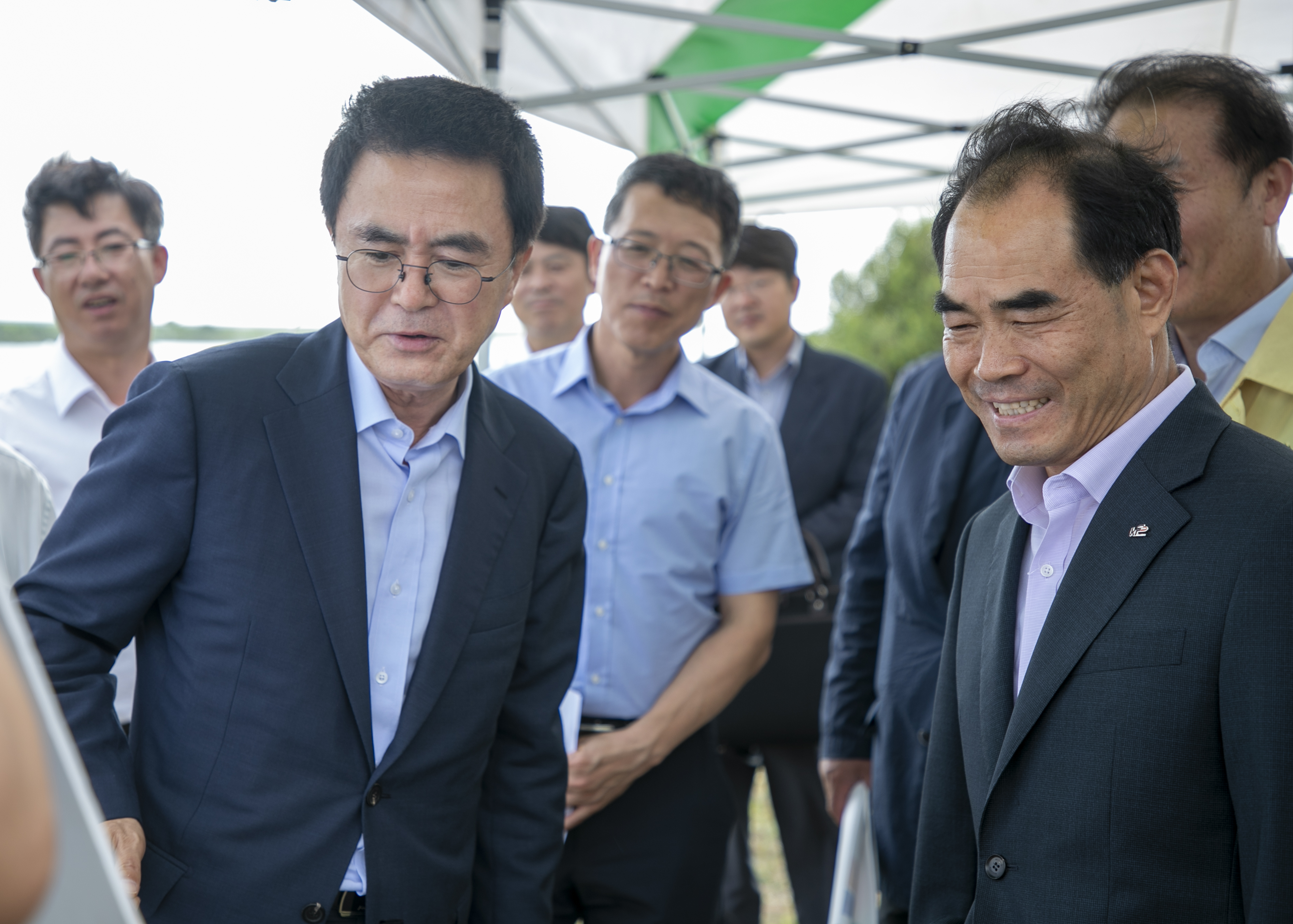 김인식 사장, 충남지역 수자원확보와 공급 현황점검을 위한 현장방문